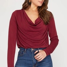 WOMAN BODYSUIT LONG SLEEVE SIZE LARGE