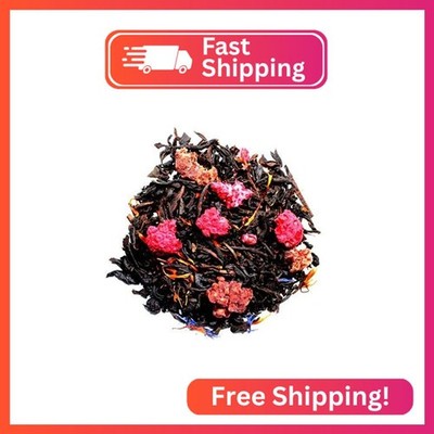 Nelson's Tea - Earl Grey Tea Loose Leaf - Raspberry Earl Grey Black Tea with Dri