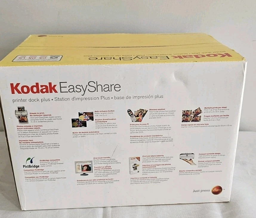NEW Sealed Kodak EasyShare Printer Dock for CX 6000 7000 DX 6000 7000 LS 600 700 - Image 4 of 4