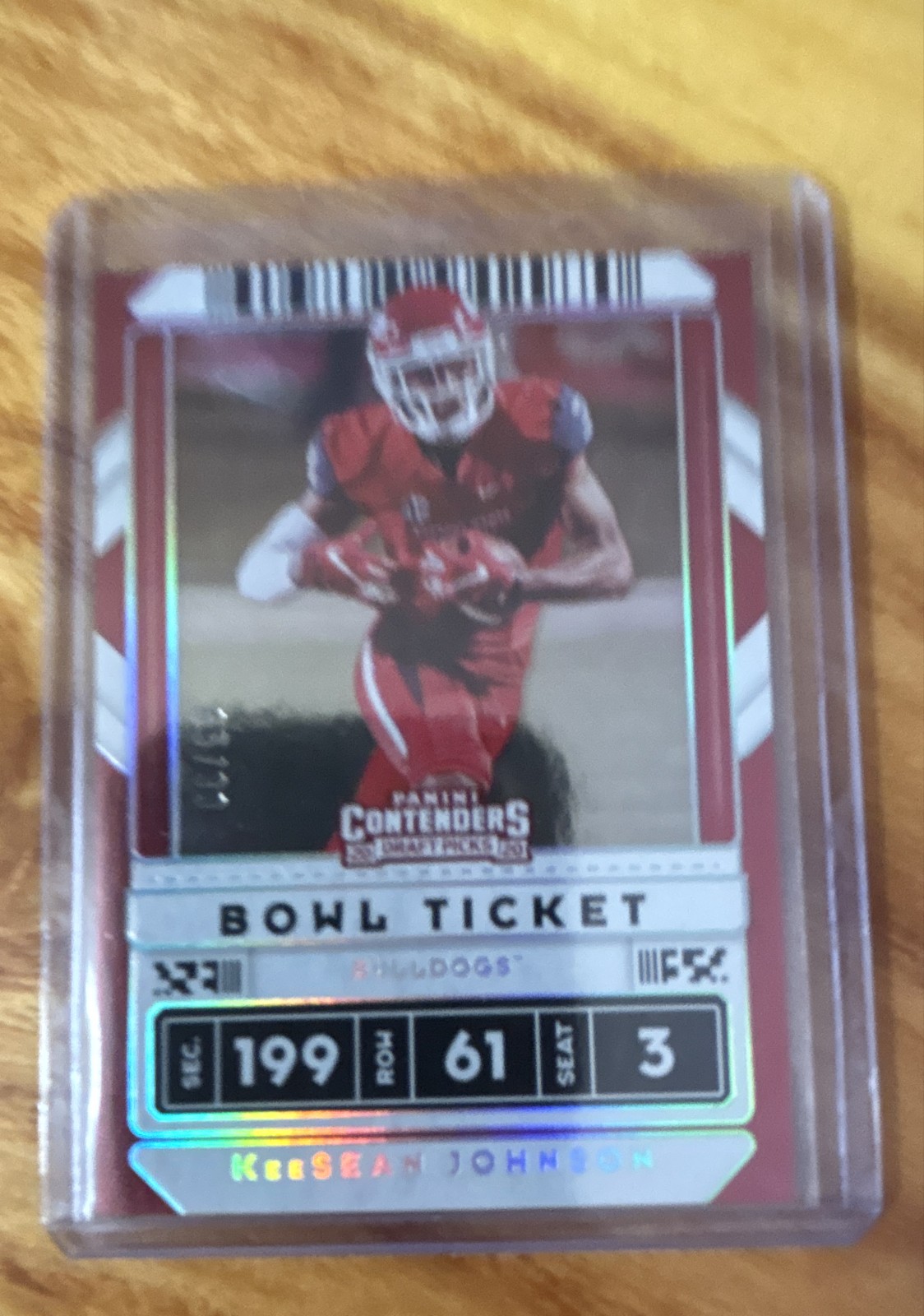 2020 Panini Contenders Draft Picks - Keesean Johnson #59 Bowl Ticket /99