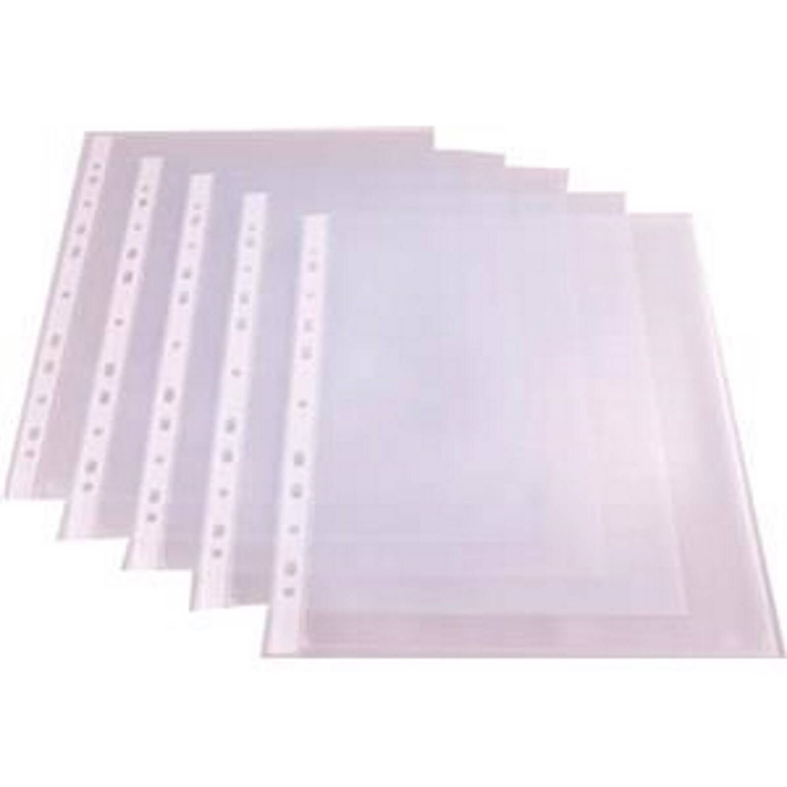ValueX A4 Punched Pockets With Orange Peel Finish (Pack 100 - 75 micron)