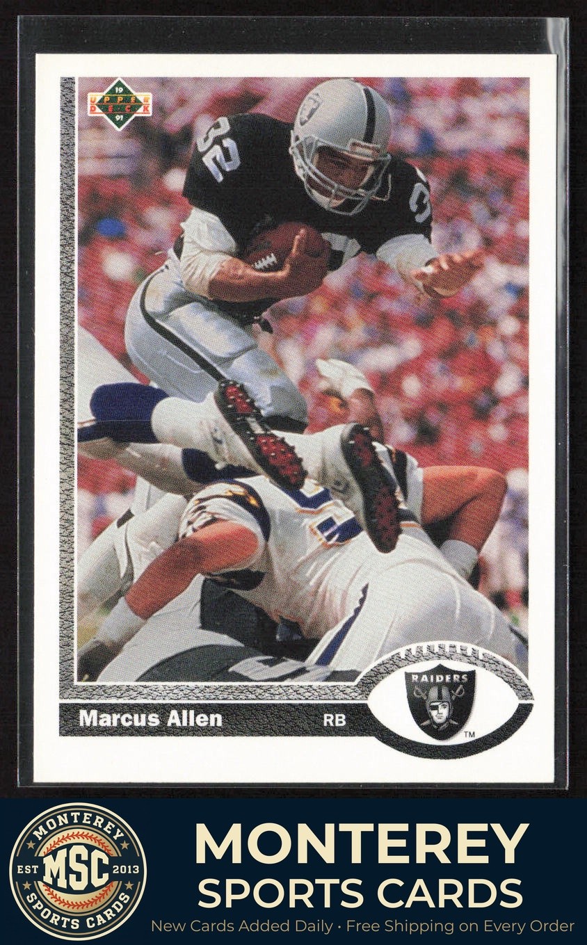 Marcus Allen 1991 Upper Deck #446 Los Angeles Raiders