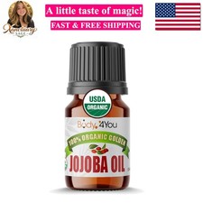 Organic Oil Piercing Aftercare - USDA 100 Pure Cold Pressed Ear Stretching O...