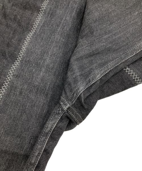 Ameri                    Denim pants black 011208… - image 5