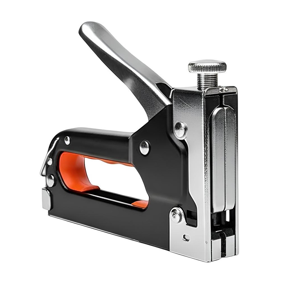 Agrafeuse manuelle Avizar en acier robuste noir pour travaux de bricolage