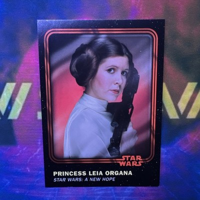 2016 Topps Star Wars Card Trader  Princess Leia Organa #2 Orange /50