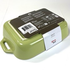 STAUB Rectangle Gratin Dish 7.5x6 Light Green...