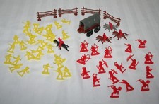 Vintage Cowboys Indians Toy Play Set