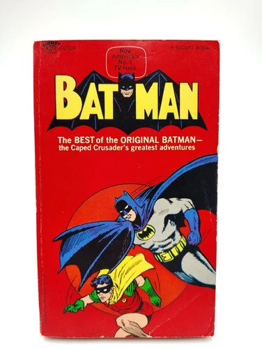 Vintage Batman Signet Book Paperback 1966 D2939 DC First Printing