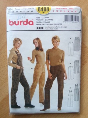 Burda Schnittmuster 8408 Hose