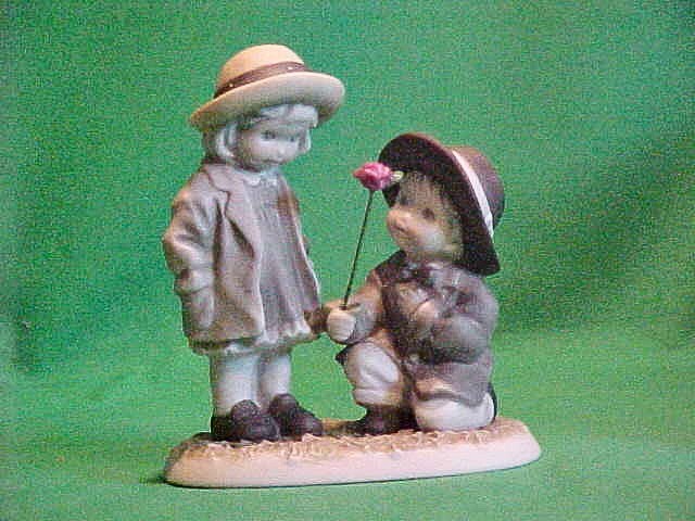 vintage  ENESCO FIGURINE ~ BE MY ONE and ONLY