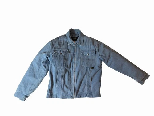 Vintage Dr. Martens British by Design Blue Quilted Work Jacket Men’s M video thumbnail
