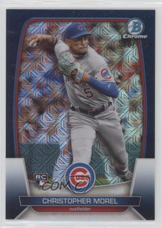 2023 Bowman Mega Box Chrome Navy Mojo Refractor /175 Christopher Morel #34 0v3r
