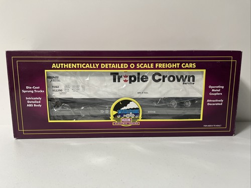 MTH 20-98116 - Flatcar con remolque de 48’ - Norfolk Southern #60370 - Escala O | Zustand: Used