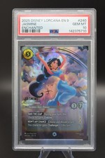 2025 Disney Lorcana EN 9 JASMINE FEARLESS PRINCESS ENCHANTED PSA 10 #240
