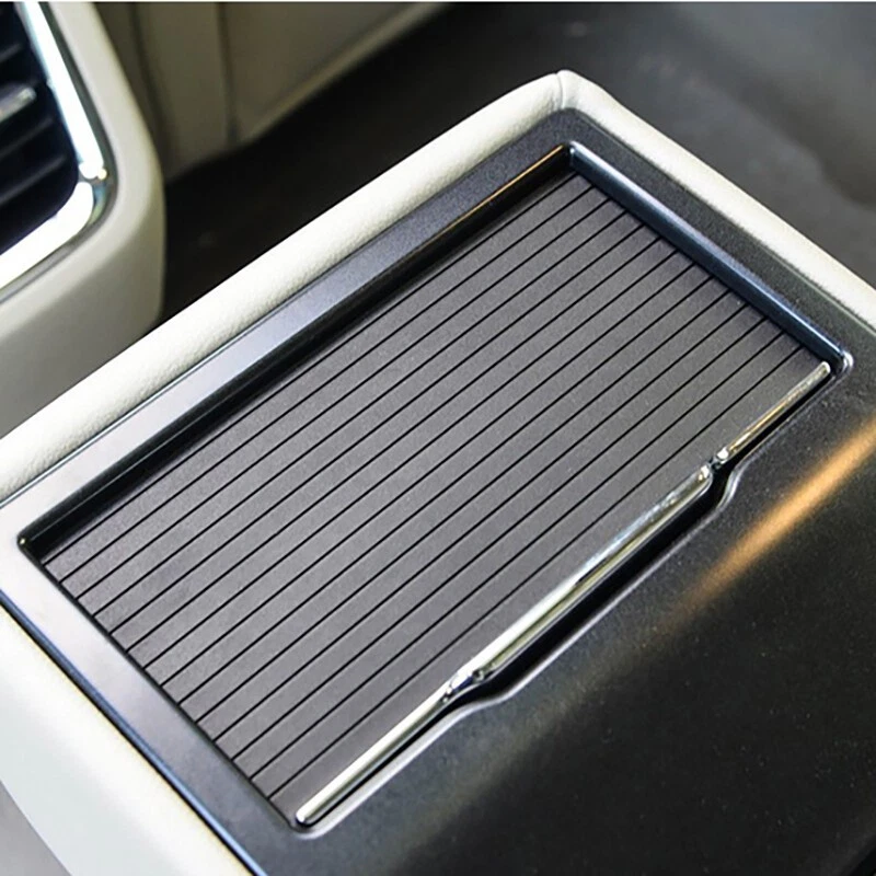 Asiento trasero reposabrazos portavasos obturador deslizante cubierta de rodillo para Ford Taurus 15-19 Foto 4 de 4