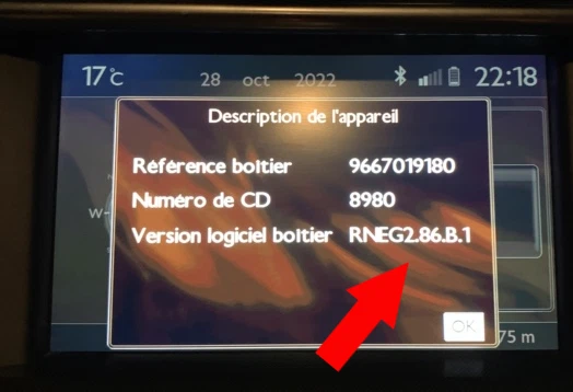CD RT6 Firmware 2.86 Peugeot - Citroën - DS. - Imagen 4 de 4