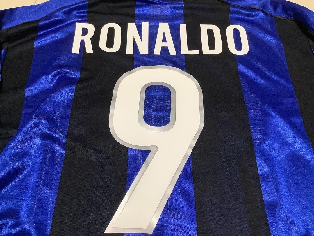 MINT Ronaldo 9 L INTER MILAN 1999 00 Home Jersey Maglia