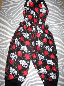 baby girl black dungarees