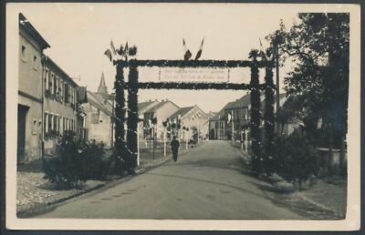 Postcard Poste aux Armies 1939 - place not recognizable by me