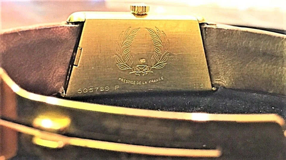 VACHERON CONSTANTIN  PRESTIGE DE LA FRANCE LADY DIAMOND DIAL AND ENAMEL BUCKLE - Image 3 of 4