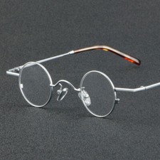 Antique Small Round Retro Reading Glasses Japanese Metal Glasses 0- 6.00