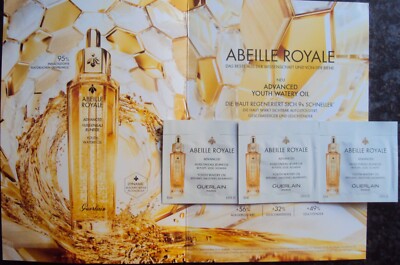 3 x GUERLAIN Abeille Royale Advanced Youth Watery Oil travel to go NEW 