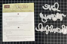 Stampin' Up Dies - Expressions Cuts Thankful, Merry Love