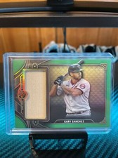 Gary Sanchez 2022 Triple Threads Jumbo Bat Relic Green /27 #SJR2-GSA1
