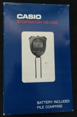 HS-1000-8 CASIO STOPWATCH 99 LAP TIME 1/1000 OF A SECOND TIMEKEEPING - Image 1 of 4