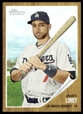 James Loney 2011 Topps Heritage #375 Los Angeles Dodgers BASEBALL