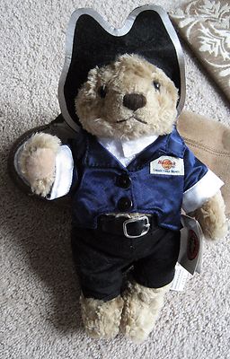 HARD ROCK CAFE 2003 LA JOLLA 4TH OF JULY HERRINGTON BEAR #35 OF 72 NEW W/TAGS