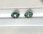 GIA CERTIFIED, Colombian, Trapiche Emerald well matched cabochon pair-very rare. — photo 10