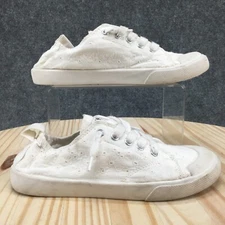 Magellan Outdoors Shoes Womens 7 B Scrunchback Sneakers White Comfort Cap Toe