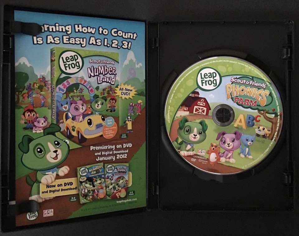 LeapFrog Scout Friends Phonics Farm (DVD, 2011) 31398145745 eBay