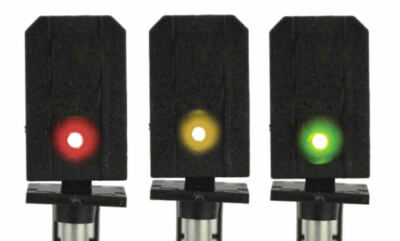 TTSS9L Train Tech Spurweite OO Sensorsignal (LH-Feder) - Multi 3 Aspekte