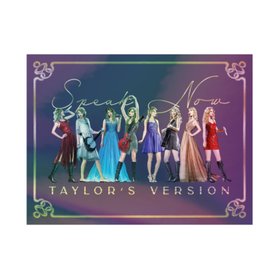 SPEAK NOW Taylor's Swift Version Tour Merch Lithograph Poster Eras