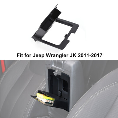  Hidden Armrest Storage Box Mount Privacy For Jeep Wrangler JK 11-17 Accessories
