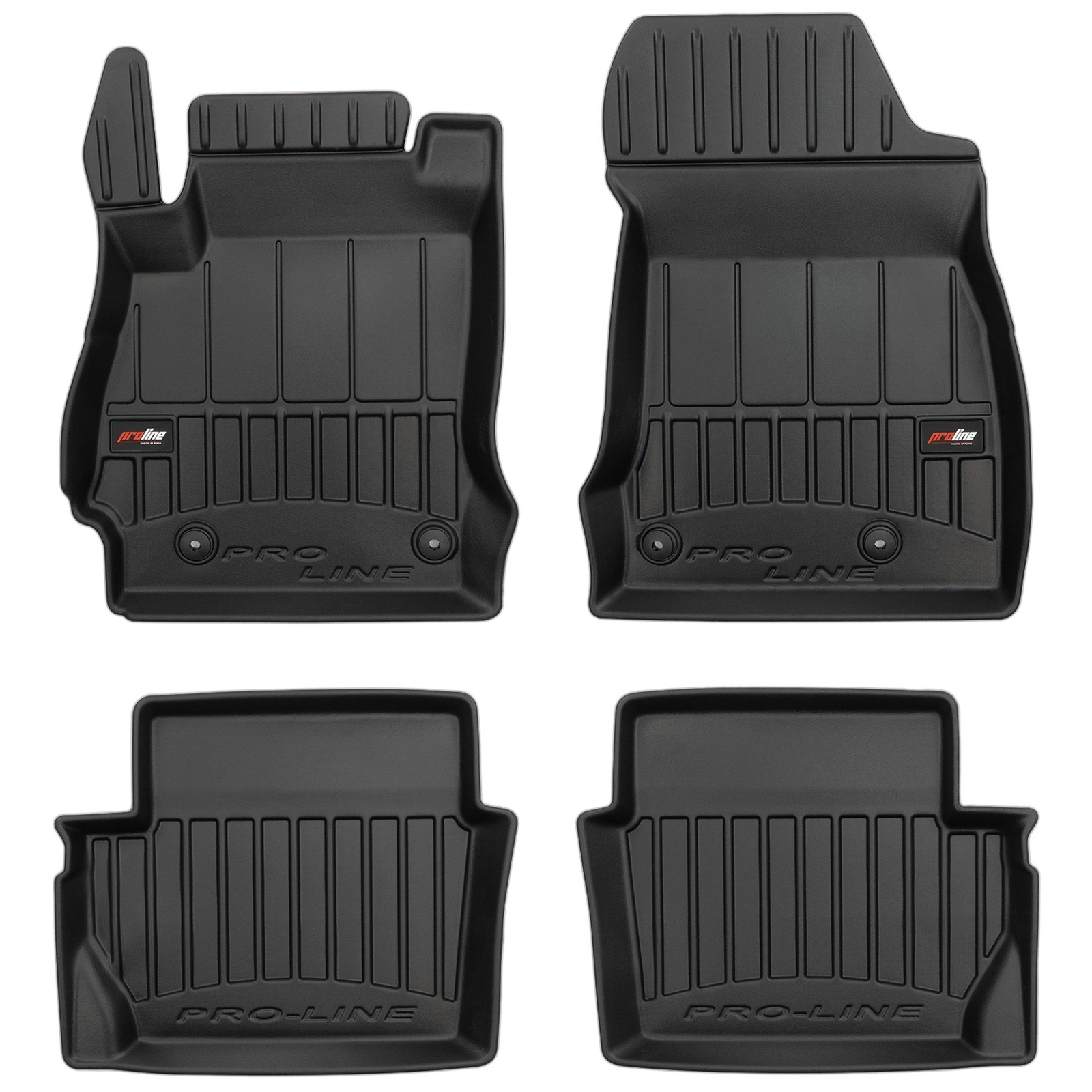 Tapis anti-salissure Mazda 2 II Frogum Pro-Line en TPE résistant pour l'hiver