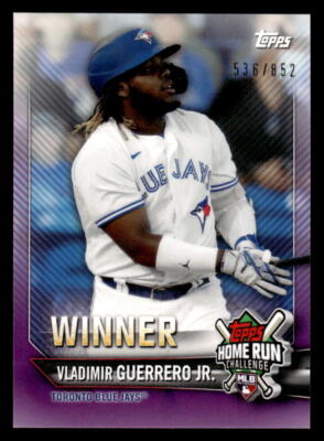 2021 Topps #HRW-26 Vladimir Guerrero Jr. Home Run Challenge Winner #/852