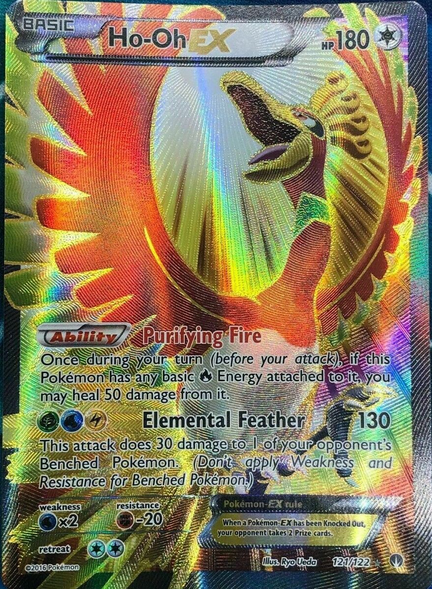 Ho-Oh EX (Full Art) - XY - BREAKpoint - Pokemon