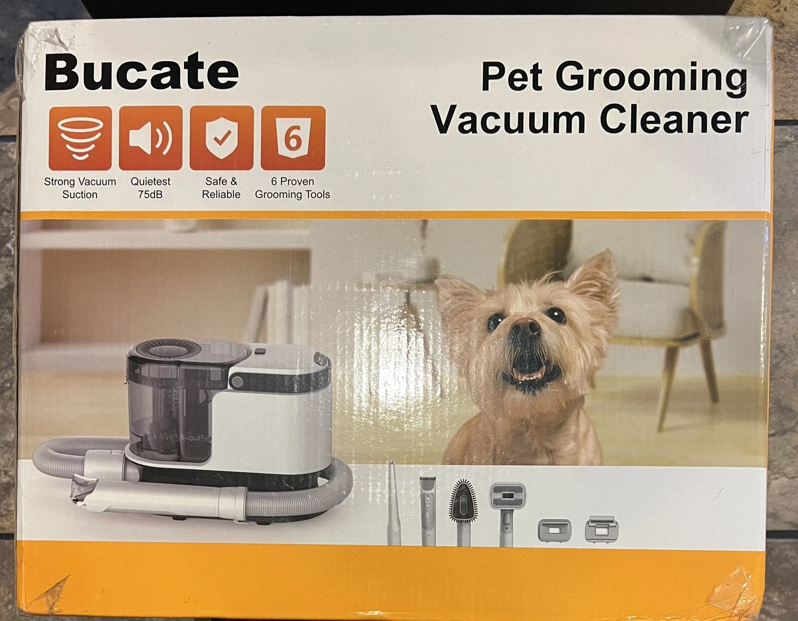 🆕Bucate Pet Grooming Vacuum Cleaner with ✨ 6 Attachments✨Quiet 75db✨ Strong!
Opens in a new window