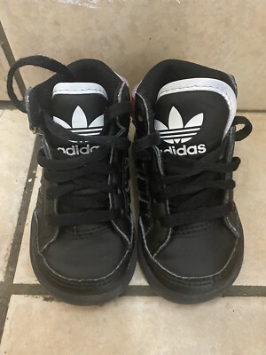 GUC Toddler Boys Adidas High Top Shoes Black SZ 4K | eBay