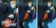 Harley Quinn 28 ASHLEY WITTER Exclusive Set Trade Dress, Virgin & Virgin Foil NM