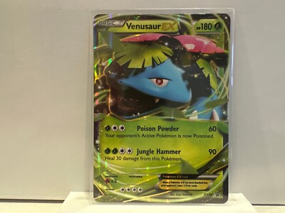 Venusaur EX Ultra Rare Holo Pokemon XY Black Star Promo XY28 NM/LP
