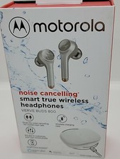 Motorola Verve Buds 800 True Wireless Smart Headphones Noise Cancelling White