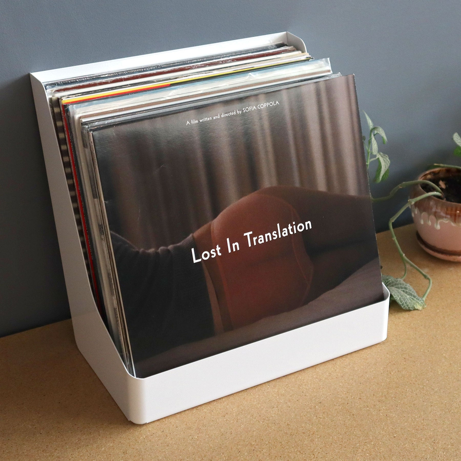 Flipbin: Model 33 Vinyl Record Holder White