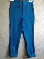 JODHPURS* Youth  Sz. X-Small* COTTON Pull-On NEW* *Turquoise* *RIFF RAFF w/Cuffs