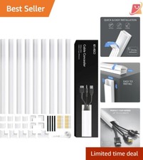 Wire Cover Wall Cord Hider 153in Paintable Easy Install Safety Organize