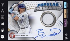 [DIGITAL CARD] Topps Bunt 2024 BOBBY WITT JR., POPULAR DEMAND PRISTINE RELIC SIG